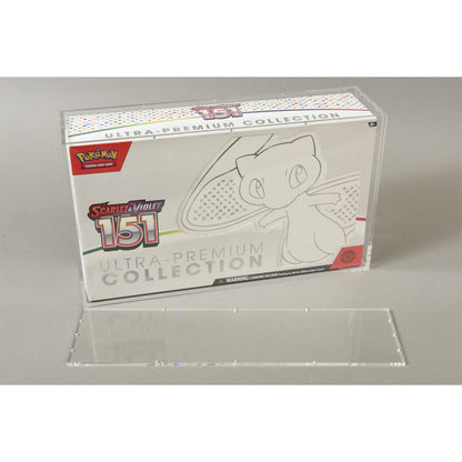 EVORETRO 5mm Acrylic UPC Display Case – Pokémon 151, Mega Charizard EX & 30th Anniversary UPC (1 Pack)