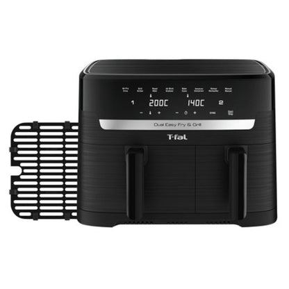 T-FAL EY905N50 Dual Easy Fry & Grill Air Fryer - Blemished package with full warranty
