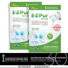 130 Loads - EZ Pur Eco Laundry Detergent Refill (Unscented)