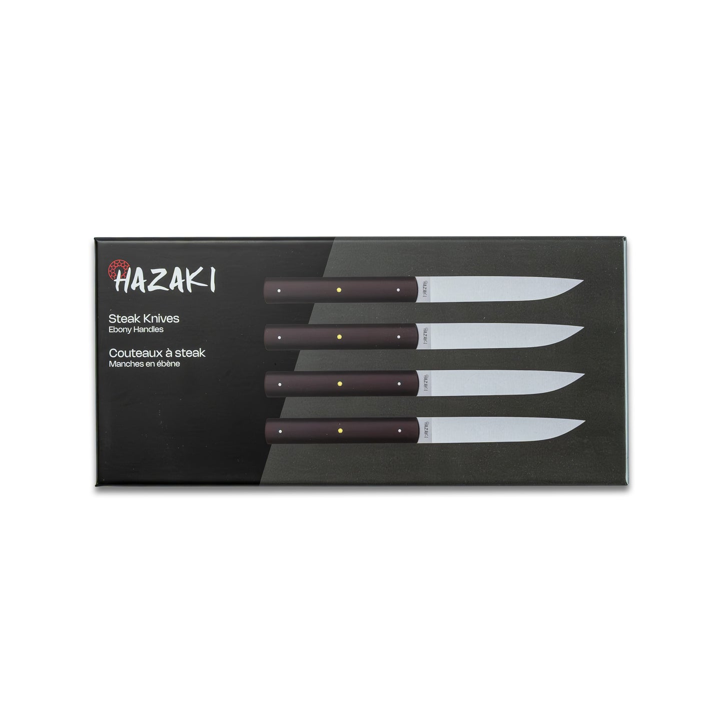 Kit de 4 couteaux à steak Hazaki - Bois de violette
