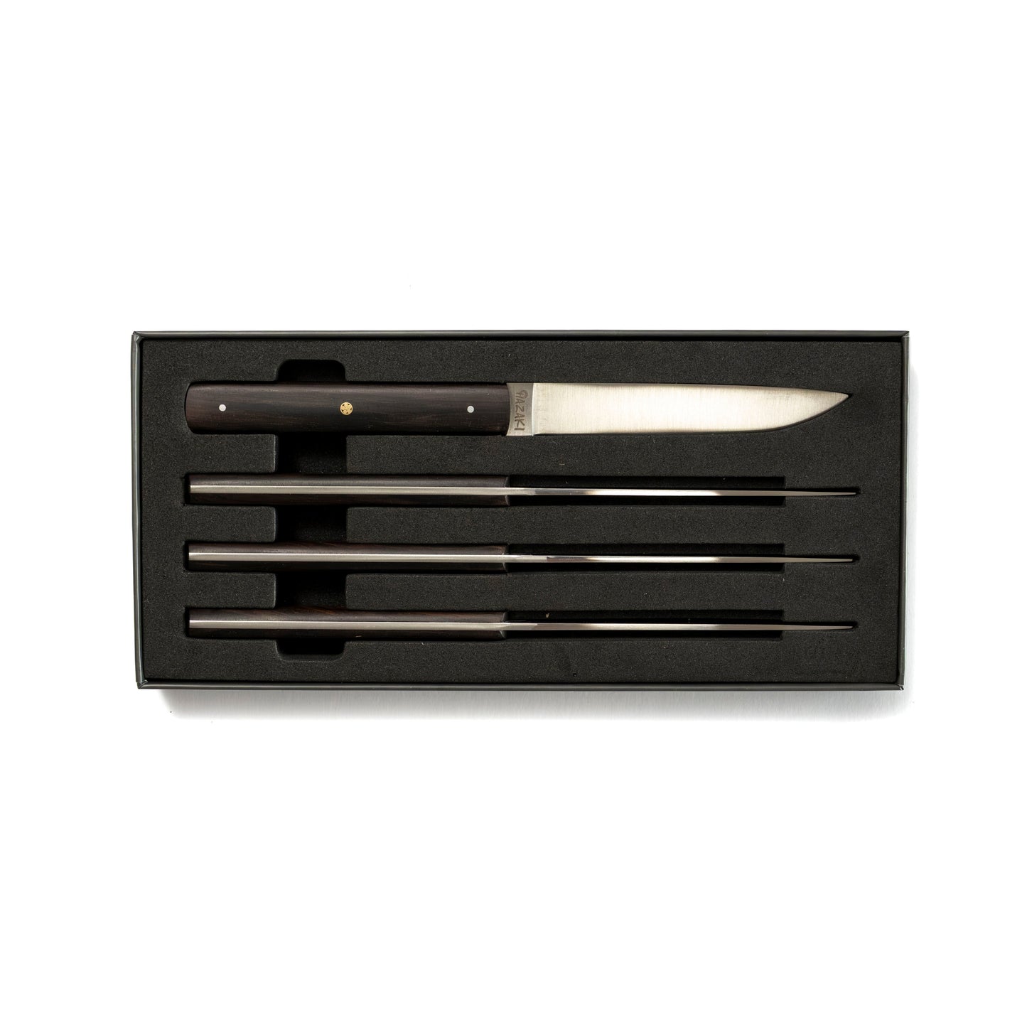 Kit de 4 couteaux à steak Hazaki - Bois de violette