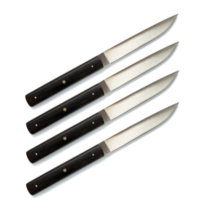 Kit de 4 couteaux à steak Hazaki - Bois de violette