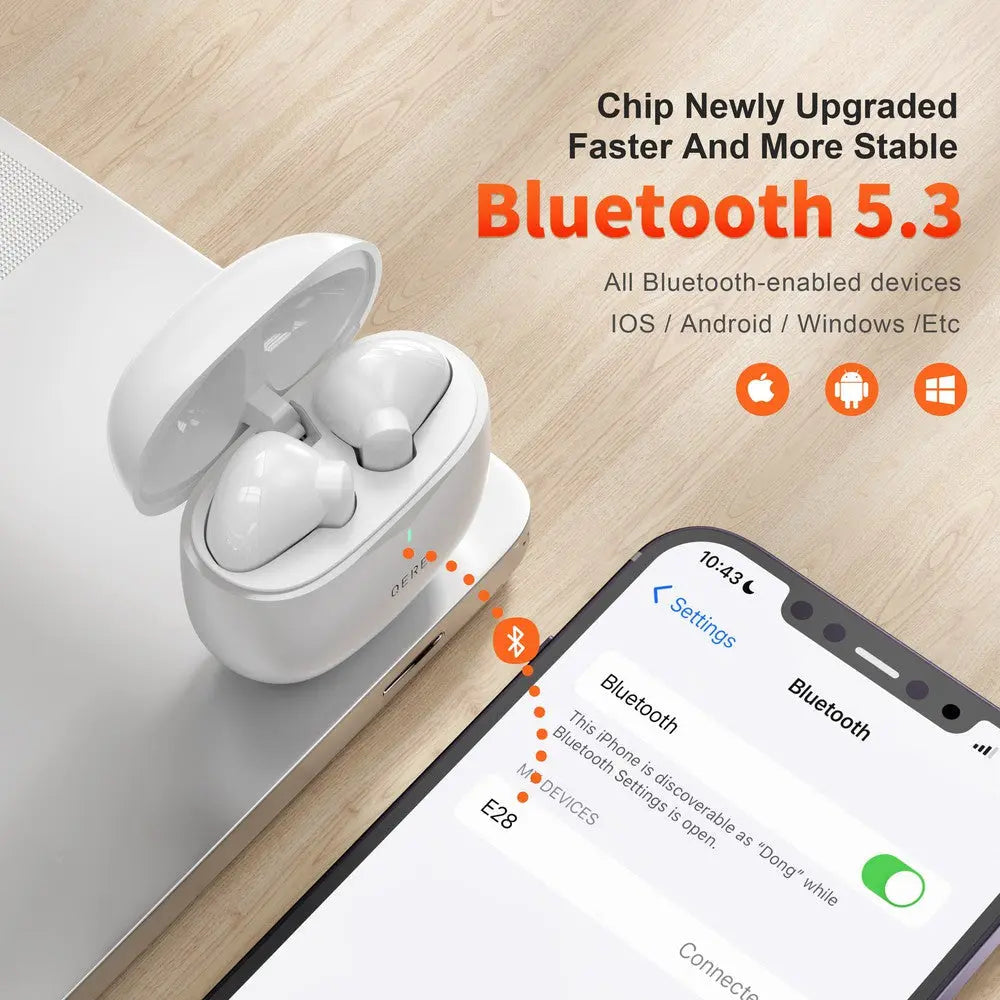 Écouteurs intra-auriculaires Bluetooth sans fil