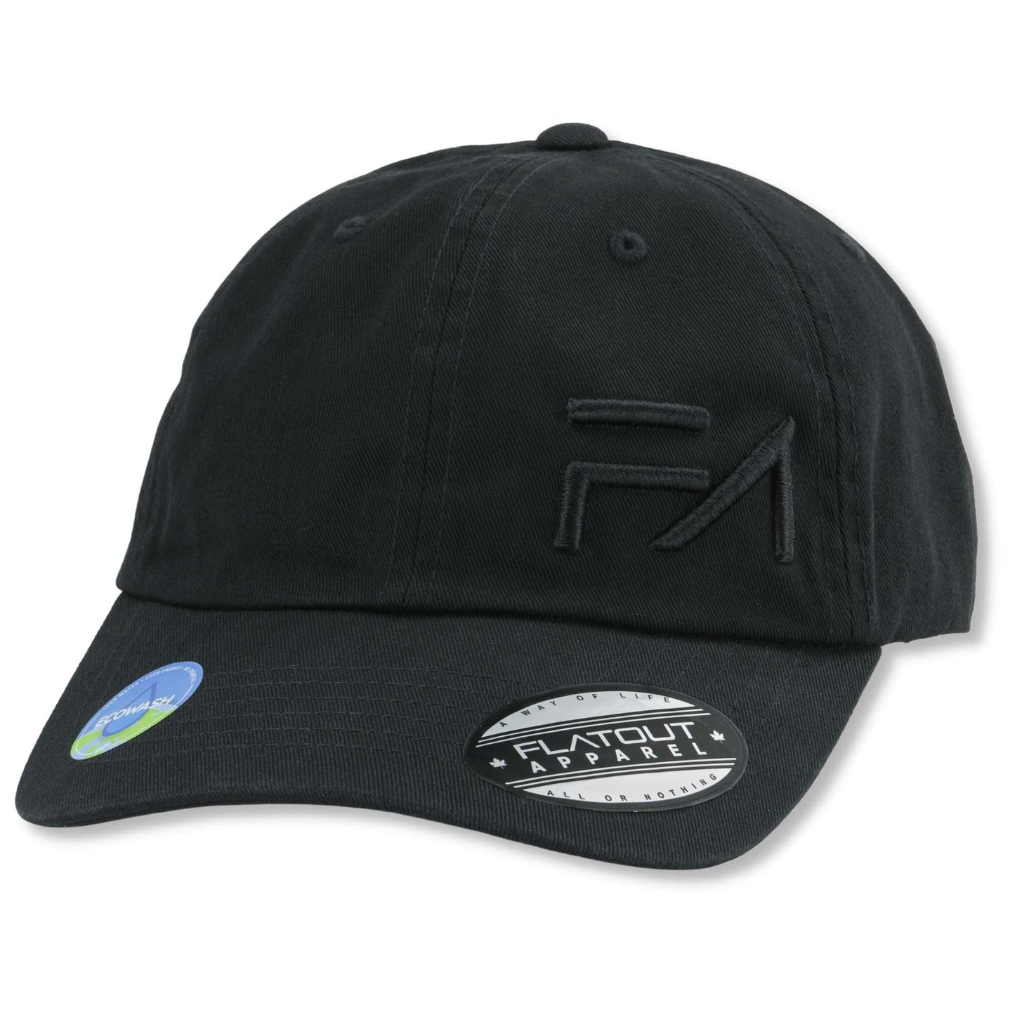 Casquette Dad Cap Ecowash noire
