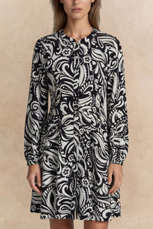Robe imprimée à manches longues Eleanor