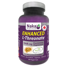 Naka Platinum L-THRÉONATE AMÉLIORÉ, 60 gélules végétales