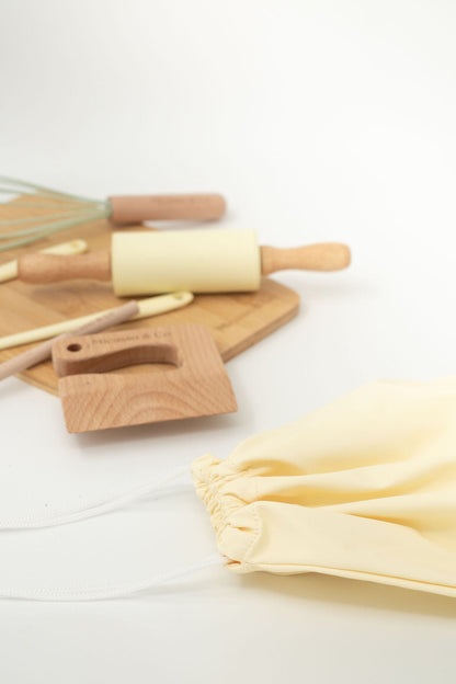 Mini chef set 7-en-1 : kit de cuisine pour enfants de 2 à 10 ans