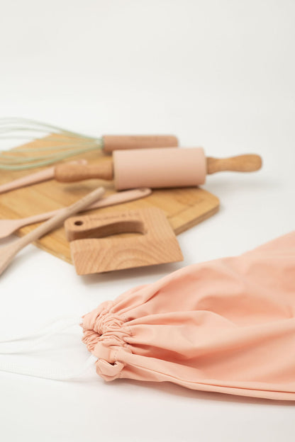 Mini chef set 7-en-1 : kit de cuisine pour enfants de 2 à 10 ans