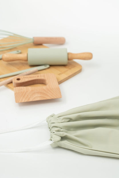 Mini chef set 7-en-1 : kit de cuisine pour enfants de 2 à 10 ans