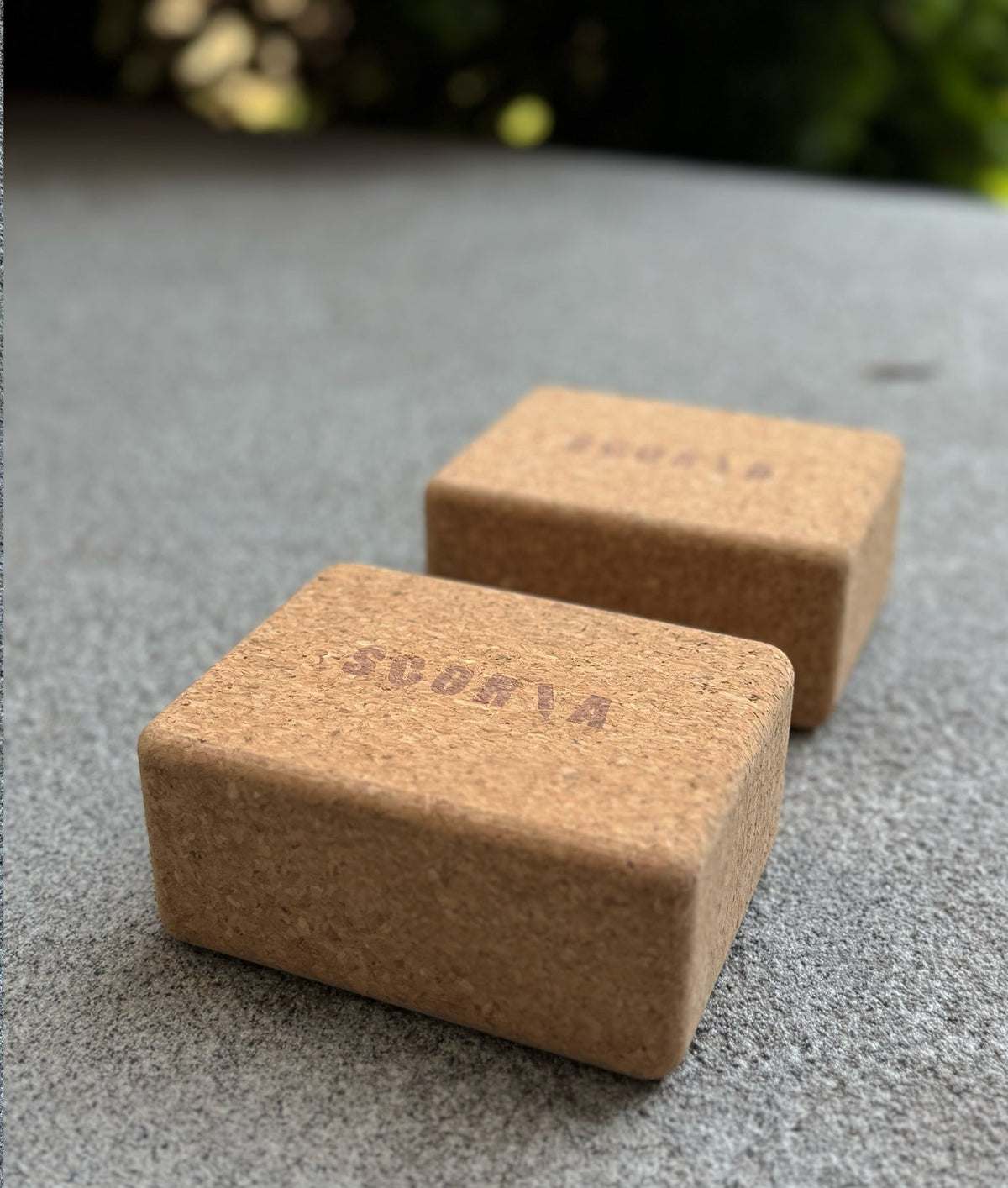 Essential Handstand & Hand Balancing Cork Blocks | Set of Two | 100% Natural