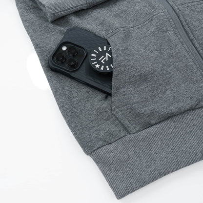 Sweat à capuche zippé Evolution Graphite