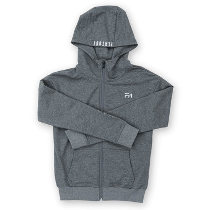 Sweat à capuche zippé Evolution Graphite