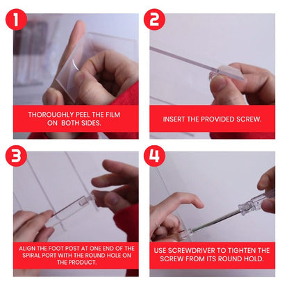 EVORETRO Présentoir Acrylique à 4 Niveaux pour Figurines d'Action | Rehausseur RS6 Pouces (Paquet de 2)