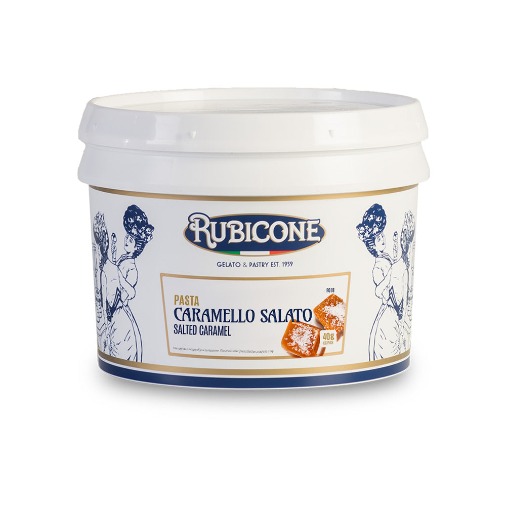 Salted Caramel Paste - Gelato Pastes - 3 KG Bucket - Rubicone Canada - Ships Free Within Canada on Orders Above CAD $199