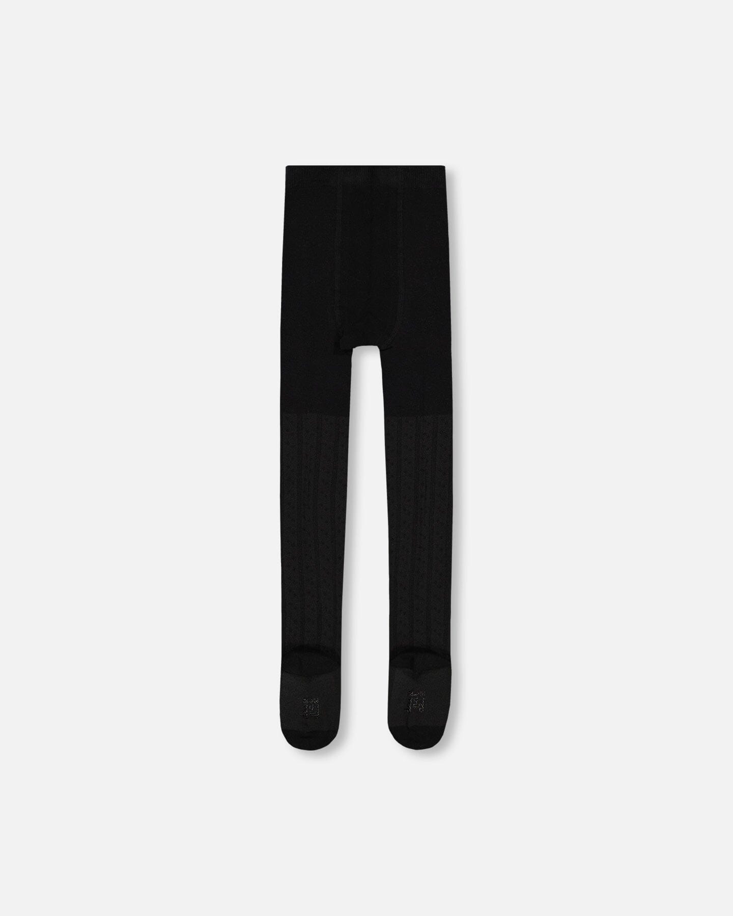 Collant Bébé Côtelé Noir