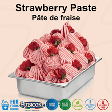 Pâte de fraise - Pâtes pour gelato - Seau de 3 kg - Rubicone Canada - Livraison gratuite au Canada pour les commandes de plus de 199 CAD