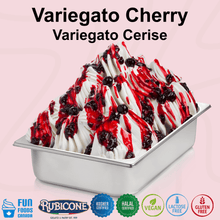 Garniture pour coupes glacées aux cerises griottes - Seau de 3 kg - Marbrage aux cerises - Rubicone Canada - Livraison gratuite partout au Canada pour les commandes de plus de 199 CAD