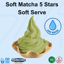 Mélange pour crème glacée molle Soft Matcha 5 étoiles, prêt à l'emploi – Base complète prête à l'emploi – Caisse de 8 sacs de 1,5 kg – Rubicone Canada – Livraison gratuite au Canada pour les commandes de plus de 199 CAD