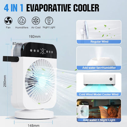 YOUNGTREE F8 USB Portable Air Conditioner Fan