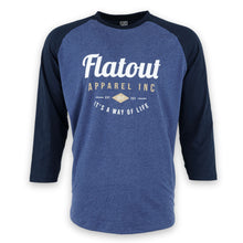 FA Raglan 3/4 (Marine / Bleu chiné)