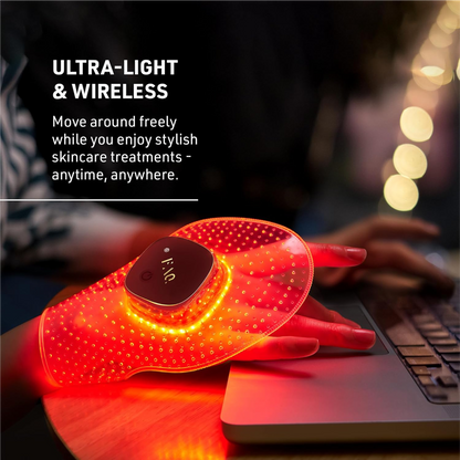 FOREO FAQ 221 Silicone Anti-Aging LED + Near-Infrared Hand Mask