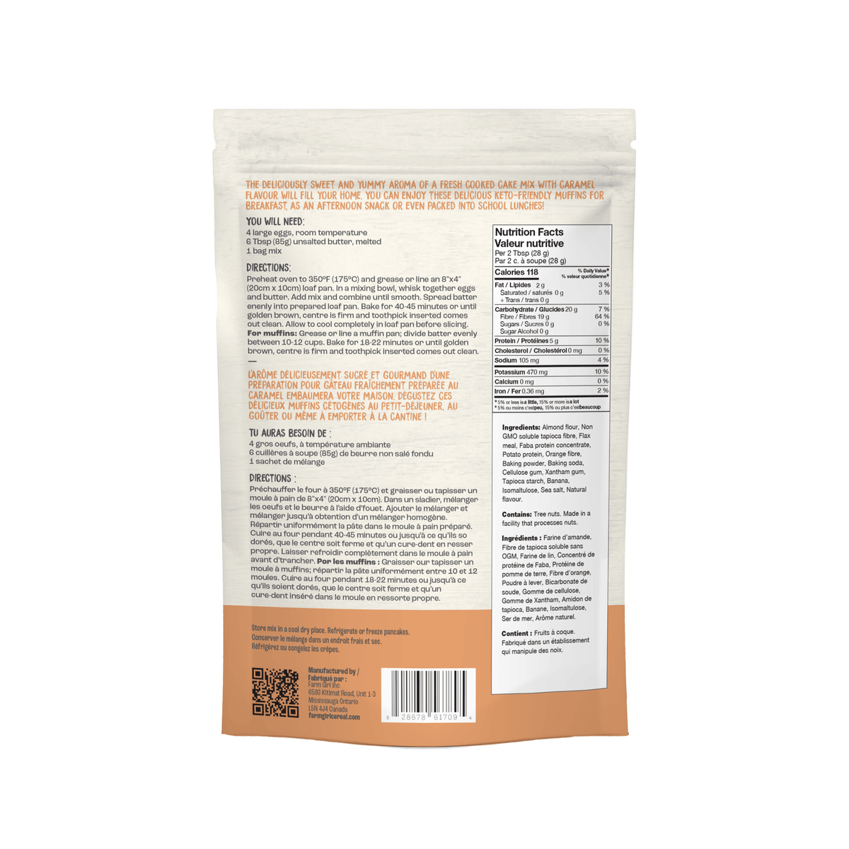 Banana Caramel Loaf Mix