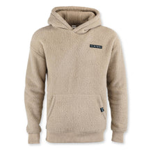Chandail sherpa à demi-glissière, couleur havane