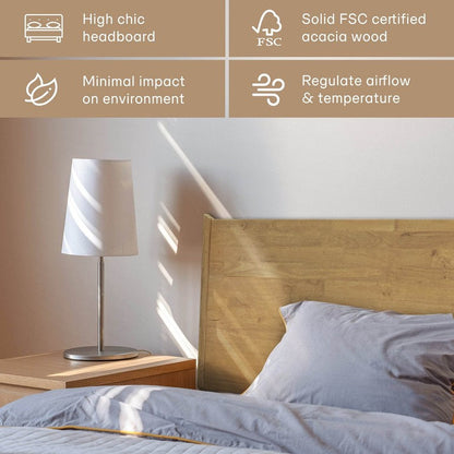 Cadre de lit plateforme en bois Haven Deluxe