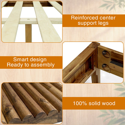 Bosk Solid Wood Bed Frame