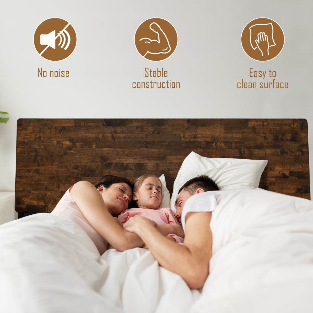 Cadre de lit plateforme en bois Serenity Deluxe
