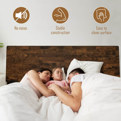 Cadre de lit plateforme en bois Serenity Deluxe
