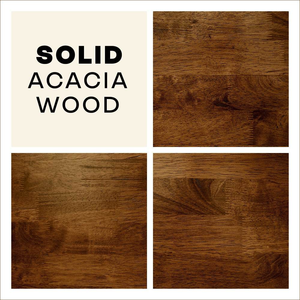 Cadre de lit en bois massif Kaylin
