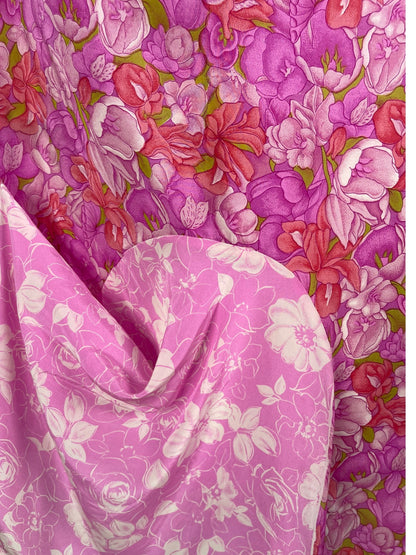PRC6547 Avatar Pure Silk Self Pocket Tunic Dress