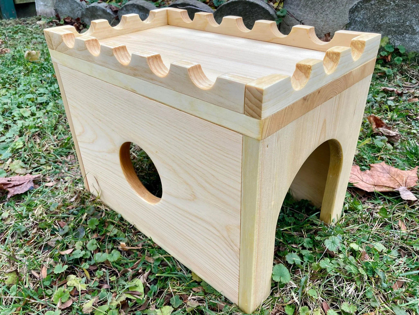 Château-cachette pour lapins