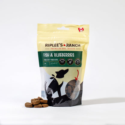 Fish & Blueberry - Biscuits - Dog Treats