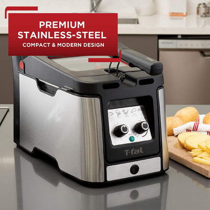 T-FAL Odorless Deep Fryer - Blemished package with full warranty - FR600D51