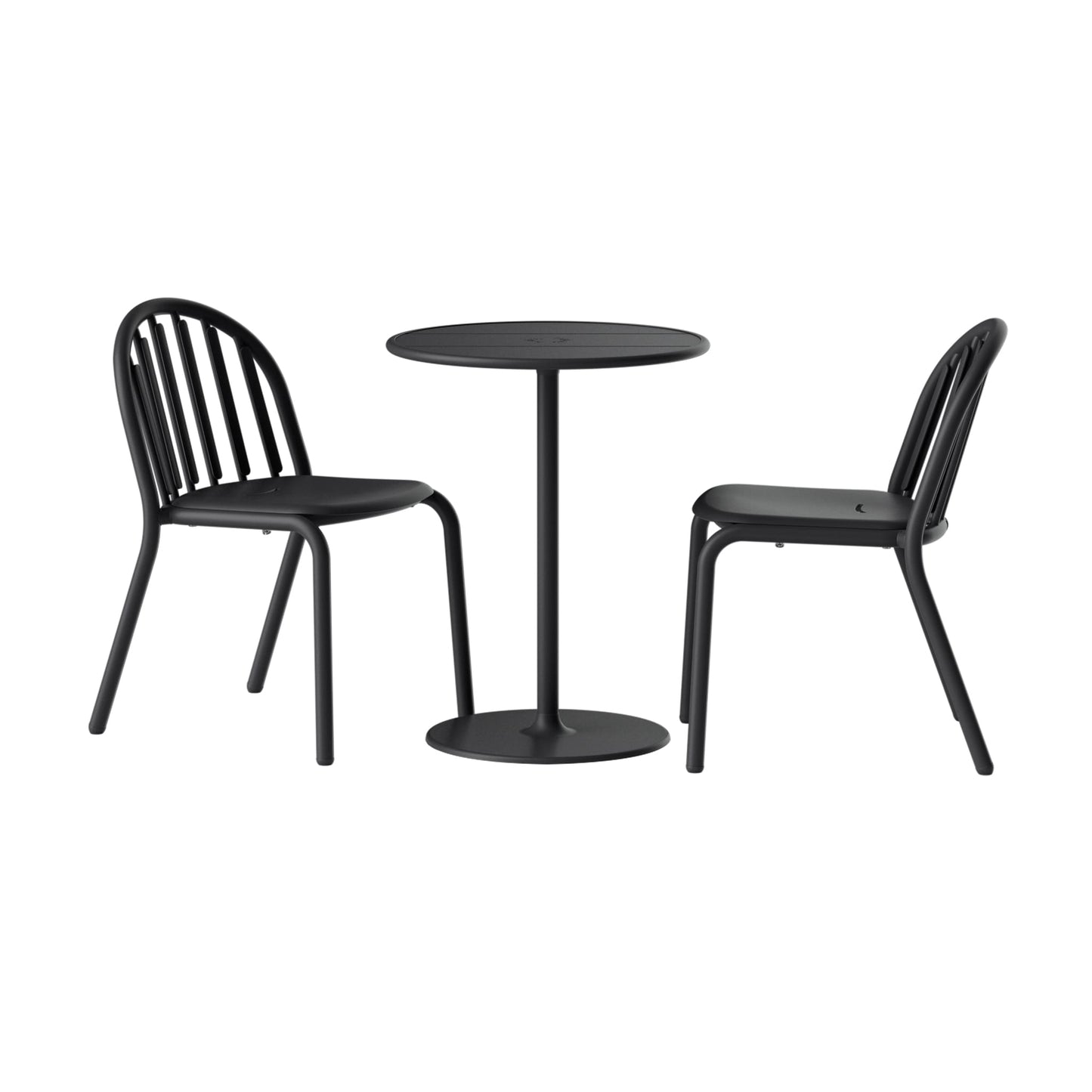 Ensemble bistro Fred<br> 1 Table ronde + 2 Chaises