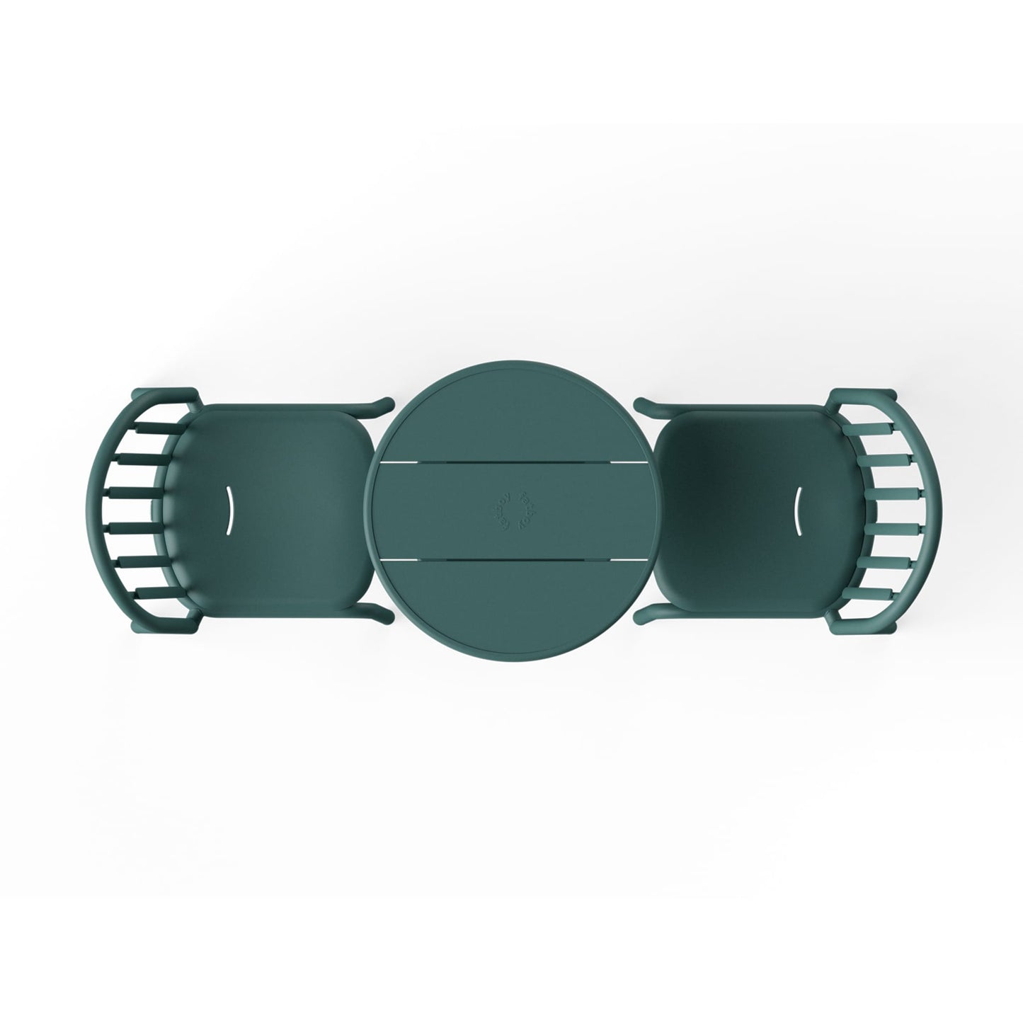 Ensemble bistro Fred<br> 1 Table ronde + 2 Chaises