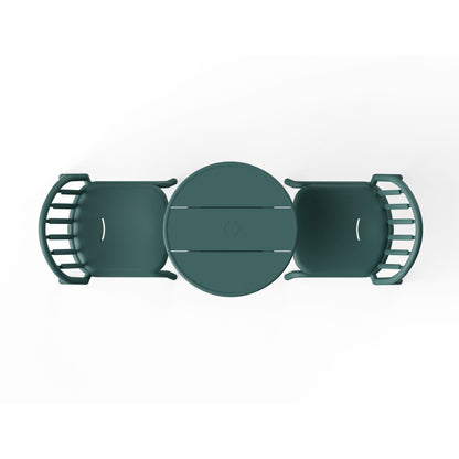 Ensemble bistro Fred<br> 1 Table ronde + 2 Chaises