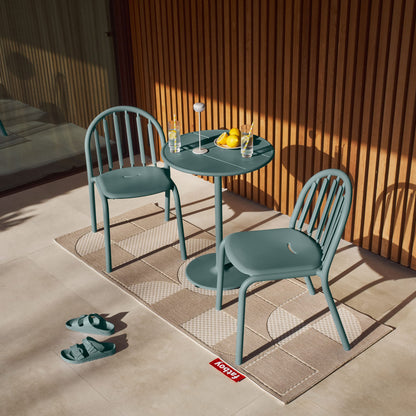 Ensemble bistro Fred<br> 1 Table ronde + 2 Chaises
