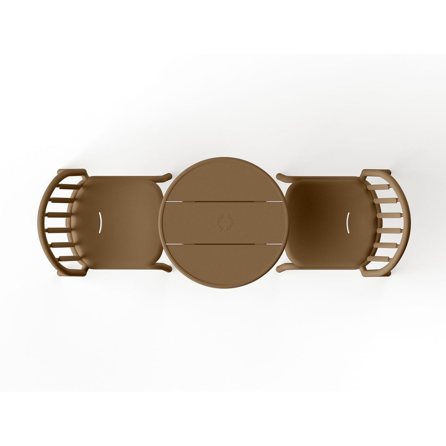 Ensemble bistro Fred<br> 1 Table ronde + 2 Chaises