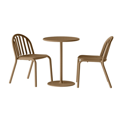 Ensemble bistro Fred<br> 1 Table ronde + 2 Chaises