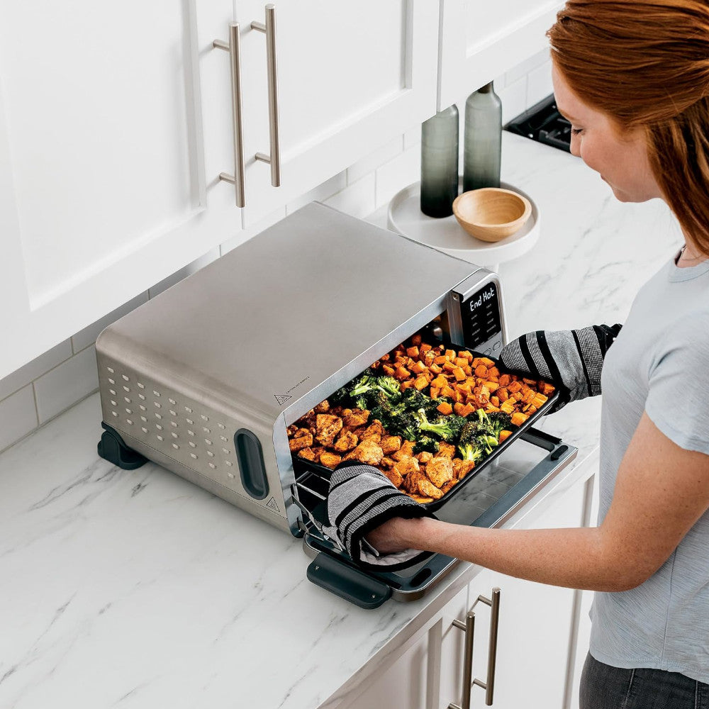 NINJA FT205CO Digital Air Fry Pro Countertop 10-in-1 Oven - Factory serviced with Home Essentials warranty