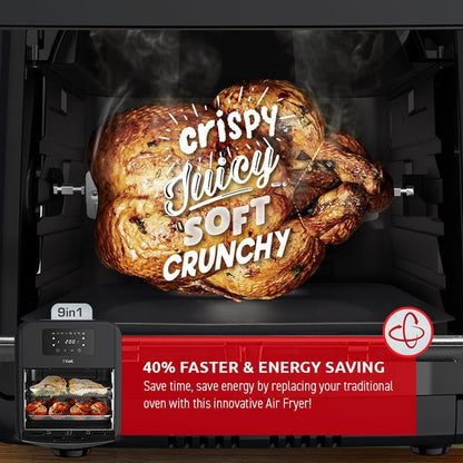 T-FAL Easy Fry Toast Oven and Grill 9-in-1 air fryer oven - Blemished package with full warranty - FW501850