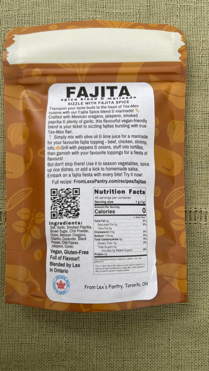 Mélange d'épices pour fajitas