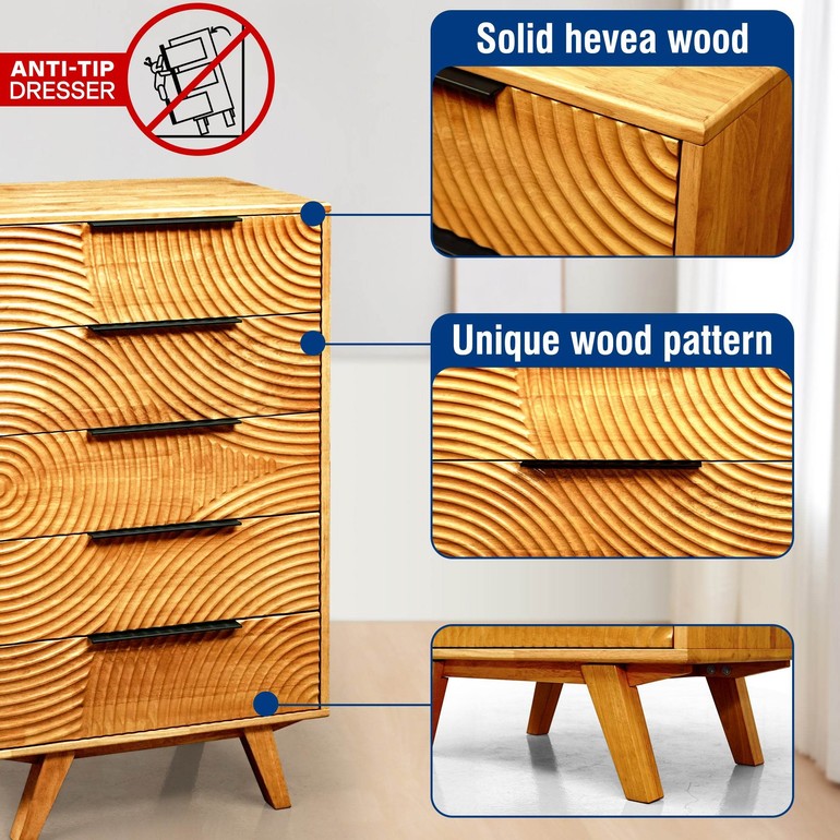Commode Harmony à 5 tiroirs