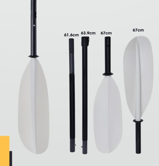 Pagaie en fibre de verre pour packraft/kayak