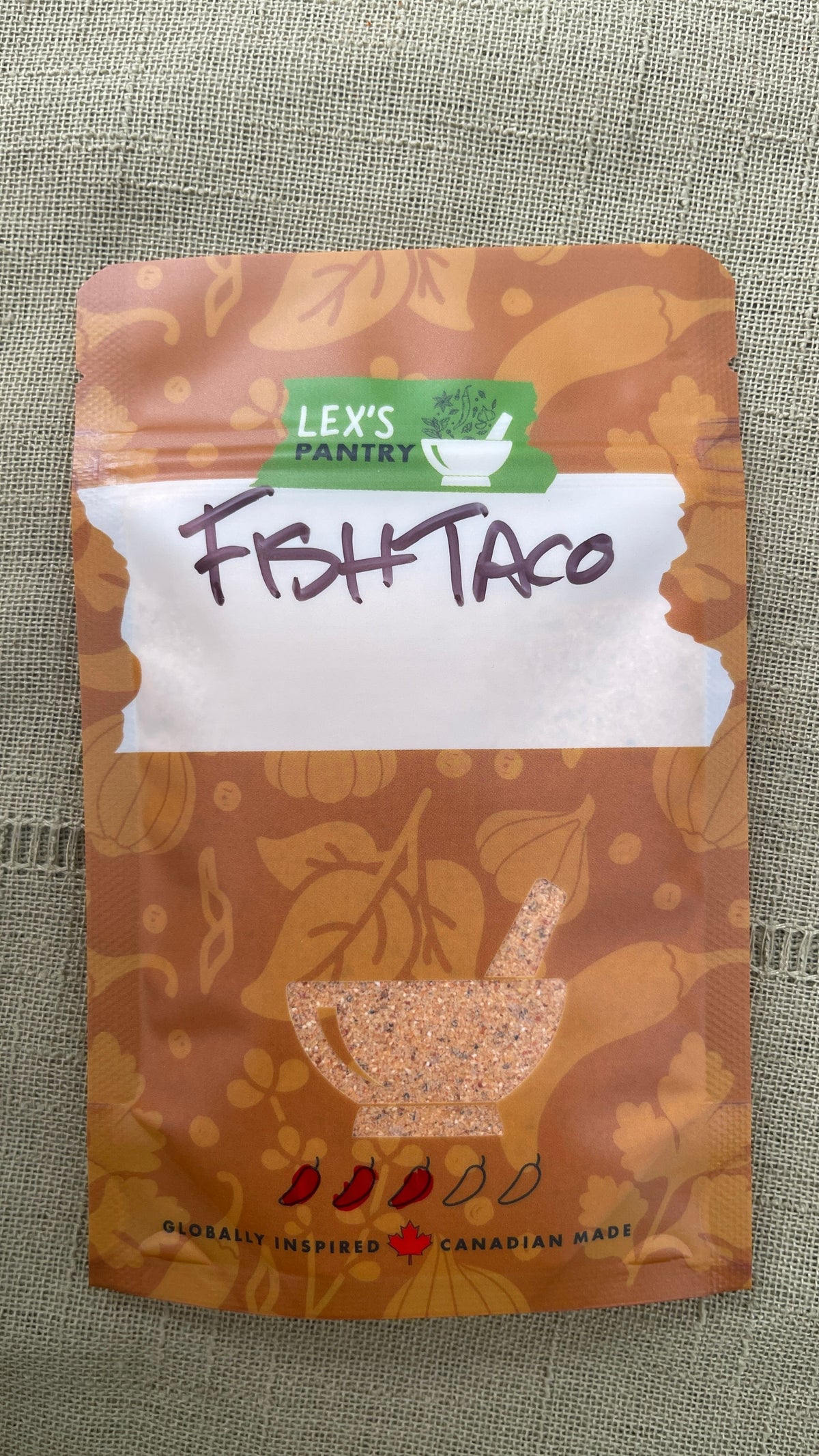 Drague aux épices pour tacos au poisson
