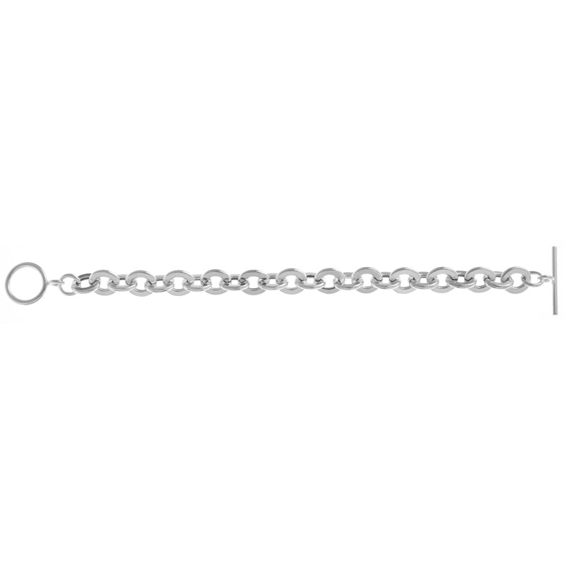 Bracelet ovale plat