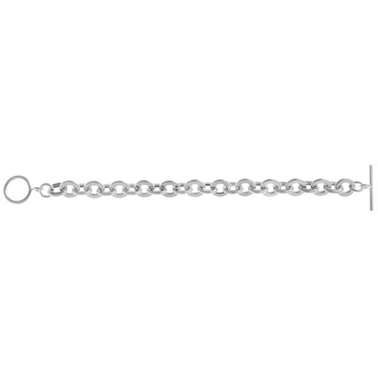 Bracelet ovale plat